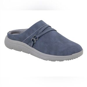 Men's Slip-On Mule in Slate Blue